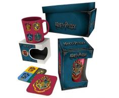 HP - Crests (Mug & Glass, 2 Coasters)