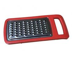 Affettatrice manuale a mano in acciaio inox, grattugia, affettatrice per formaggio, taglierina con contenitore, dimensioni colore rosso 5.5 x 2.5 pollici, giorno di Pasqua / festa della mamma / regalo del venerdì santo