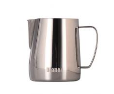 Dianoo Lanciatore Di Latte In Acciaio Inox Schiumare La Brocca Tazza Latte Art Per Caffè Espresso Cappuccino 350ML
