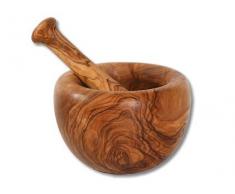 Mortaio in legno medio diametro ca, 10 cm