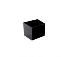 BICCHIERINI COPPETTE PLASTICA CUBE 63CC 15PZ NERO - CONTENITORI FINGER FOOD