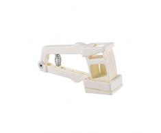 IEEDFJKK Affettatrice per aglio Tritare per affettare lo zenzero da cucina, Beige