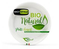 giostyle 30 piattini Ø 17 cm Bioplastica