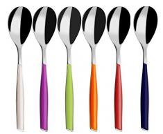 BUGATTI Set 6 cucchiai Moka Glamour Multicolor