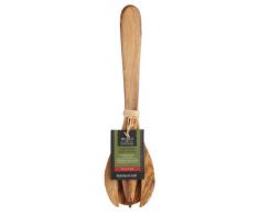 Kitchen Craft World of Flavours - Posate per insalata in legno di ulivo, 29 cm