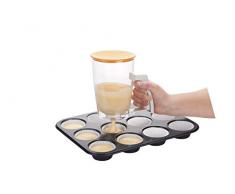 Tescoma Delicia Dispenser/Dosatore per Pastella in plastica, Multicolore, 17X11.8X16.3Cm