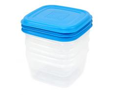 giostyle Set 3 Contenitori Ermetici Quadrati Capacità 1L