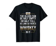 Mezzo bicchiere di Whisky I Bevitore Accessori I Whisky Motive Maglietta