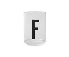 Design Letters Bicchiere acqua Personalizzato bicchieri cocktail | Vetro trasparente per whisky | bicchiere per caffè (Disponibile in A-Z) | Tumbler Glass 29 oz | Lavabile in lavastoviglie e microonde