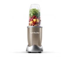 nutribullet Pro 900, frullatore elettrico, tritatutto, frullatore per frullati, frullatore multifunzione, 900 Watt di potenza, NB904CP