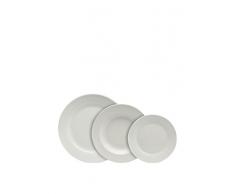 Tognana OM071180000 Servizio Tavola Olimpia, Porcellana, Bianco, 18 unità