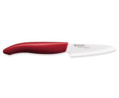 Kyocera Gen Coltello Ceramica Bianca, Multiply, Rosso, Lama 7,5 cm