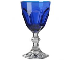 MARIO LUCA GIUSTI 6 CALICE ACQUA BLU POLICARBONATO