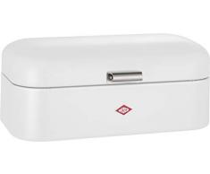 WESCO Grandy Portapane, Metallo Lamiera dAcciaio, Bianco Opaco