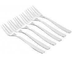 Alessi AJM22/17 KnifeForkSpoon Forchetta da Pesce, in Acciaio Inossidabile 18/10 Lucido, Set da 6