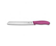 Victorinox SwissClassic Coltello Pane, Acciaio Inossidabile, 21 cm, Rosa