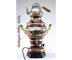 Samovar - Set di teiera Samovar in rame a comando elettrico, 220 V