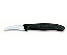 Victorinox SwissClassic Spelucchino Cuoco, Acciaio Inossidabile, Nero