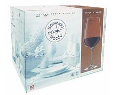 Bormioli Rocco 320751 Inventa Set 6 Calici Large, Vetro, cl 50