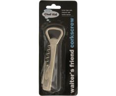 OLPRO - Cavatappi per camerieri, Colore: Argento