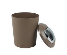 kela Marta Pattumiera con Coperchio Basculante, Diametro 15Â cm, 1,7Â Litri, Plastica, Talpa, 1,7 Liter