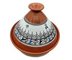 Tajine Pentola Terracotta Piatto Etnico Marocchino Tunisino XL 32cm 0907211204