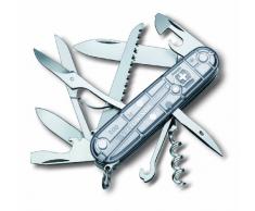 Victorinox, Huntsman, coltellino svizzero (15 funzioni, forbici, seghetto per legno, cavatappi) SilverTech