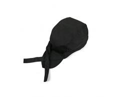 VORCOOL cuoco Unisex Capi Cappello Cucina Pentola Skull Cap Cap nastro turbante nastro regolabile