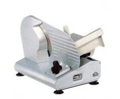 MiTA - Affettatrice Elettrica in Acciaio inossidabile. Lama in acciaio inossidabile di 19 cm di diametro facilmente rimovibile