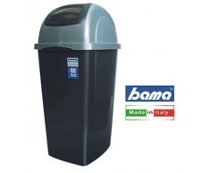 Pattumiera basculante europa lt.65 antracite bama