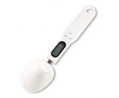LQRLY Cucchiaio Elettronico Digitale, Pesata Precisa Solido Liquido Cucchiaio Bilancia Digitale (Bianco)