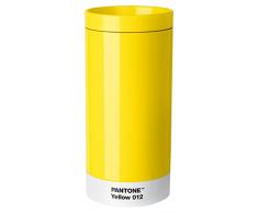 Copenhagen design Pantone To Go, Stainless Steel Travel Mug/Thermo Cup, 430 ml, Yellow 012 C, Acciaio Inossidabile, (Confezione da 1)