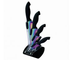 Pradel Excellence BC004TI Blocco di 4 coltelli Lame con Rivestimento in Titanio/Acciaio Inox