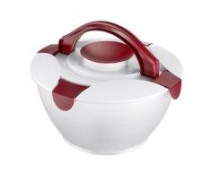 Westmark 2422 227R - Contenitore per insalata con ciotolina per condimento e insalatiera, 6,5 L, colore: Rosso
