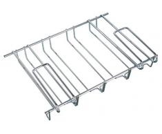 Wenko Accessorio Dispensa Portabicchieri per 12 Bicchieri, Metallo Cromato, 25 x 8 x 34 cm, Argento Lucido