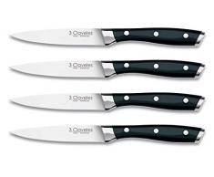 3 Claveles Set di 4 coltelli da bistecca Set