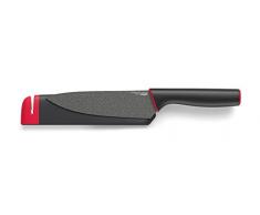 Joseph Joseph, Slice&Sharpen, Coltello con Lama Professionale da 15 cmÂ e Coltello per pelare da 8,9 cm, Laccato/Rosso