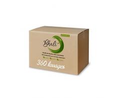 CONFEZIONE 4+2 Gratis 360 FOGLIE DI LAVANDERIA ECOLOGICHE | 360 FOGLIE DI LAVANDERIA ECOLOGICHE Senza detersivo in capsule o liquido | Detersivo ecologico biologico