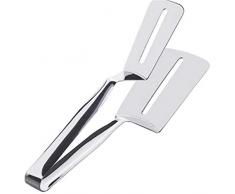 AMOYER Acciaio Inossidabile Steak Clip Frittura Pala Pancake Pesce Fritto Pala Utensili a Mano Cake Pala Pizza Cucina della Clip Gadget 1pc Argento