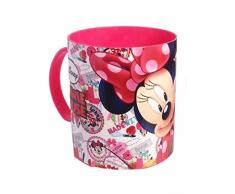 MINNIE MOUSE - TAZZA GRANDE (rosa con logo)
