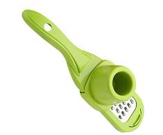 Centitenk Garlic Press affettatrice della Cucina della casa in Acciaio Inossidabile Aglio affettatrice Aglio Stampa affettatrice Grinder Antiscivolo affettare Tool, Verde