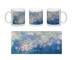 DìMò ART Tazza in Ceramica Personalizzata Mug Claude Monet Detail of Waterlilies: The Clouds