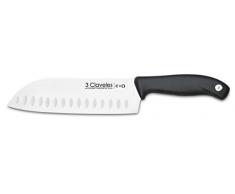 3 Claveles Evo – Coltello Santoku Alveolare, 18 cm, 7 Pollici