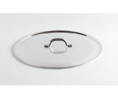Pentole Agnelli FAMA2932 Coperchio in Alluminio, 32 cm, Argento