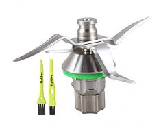 Italdos Gruppo Coltelli Lame compatibile per Vorwerk Thermomix Bimby TM5 TM 5 in Acciaio Inox con Spazzolini Multiuso