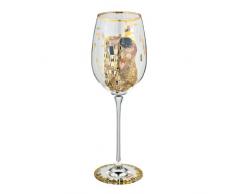Goebel 67002113 - Bicchiere da vino con decorazioneIl bacio, Gustav Klimt