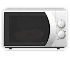 Candy Idea CMW 2070M Microonde, 700W, 20 Litri, Programma Scongelamento, 6 Livelli di Potenza, Libera Installazione, Timer, 45,2x33,5x26,2 cm, Bianco