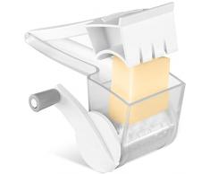 GDL Grattugia Formaggio Manuale da Cucina, Grattugia a Manovella per Formaggio Lavabile in Lavastoviglie per Formaggio, Noci, Cioccolato e Altro.