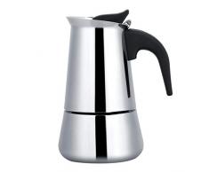 Caffettiera portatile in acciaio inossidabile durevole caffettiera Moka Caffettiera espresso Caffettiera Moka con lattina da usare nel fornello Caffettiera per ufficio domestico(450ml)