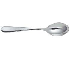Alessi 5180/1 Nuovo Milano Cucchiaio da Tavola in Acciaio Lucido, Set da 6